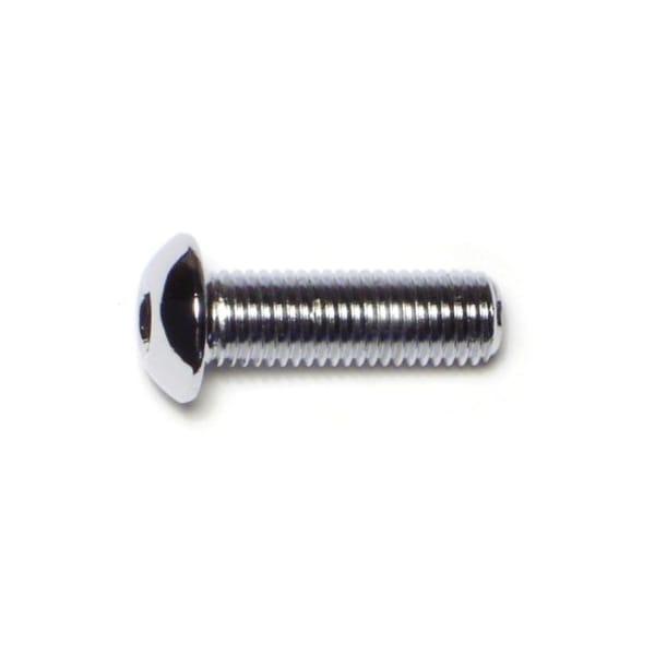 Midwest Fastener 5/16"-24 Socket Head Cap Screw, Button, Chrome Plated Steel, 1 in Length, 10 PK 74231 - main